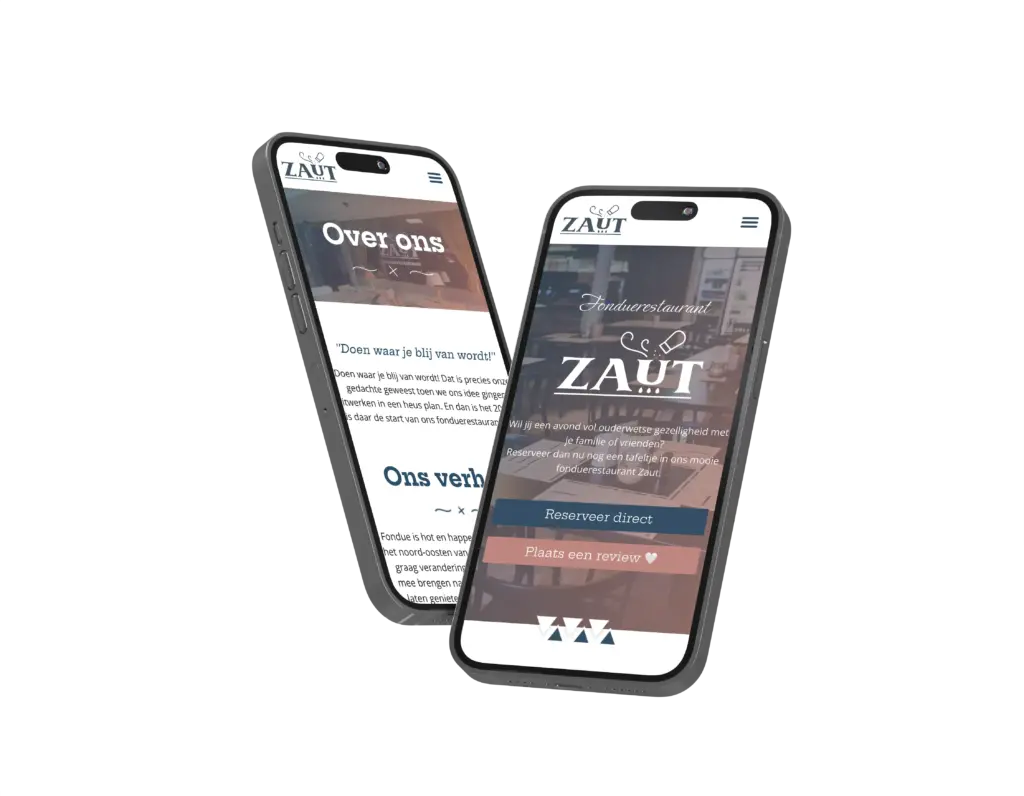 Restaurant Zaut website