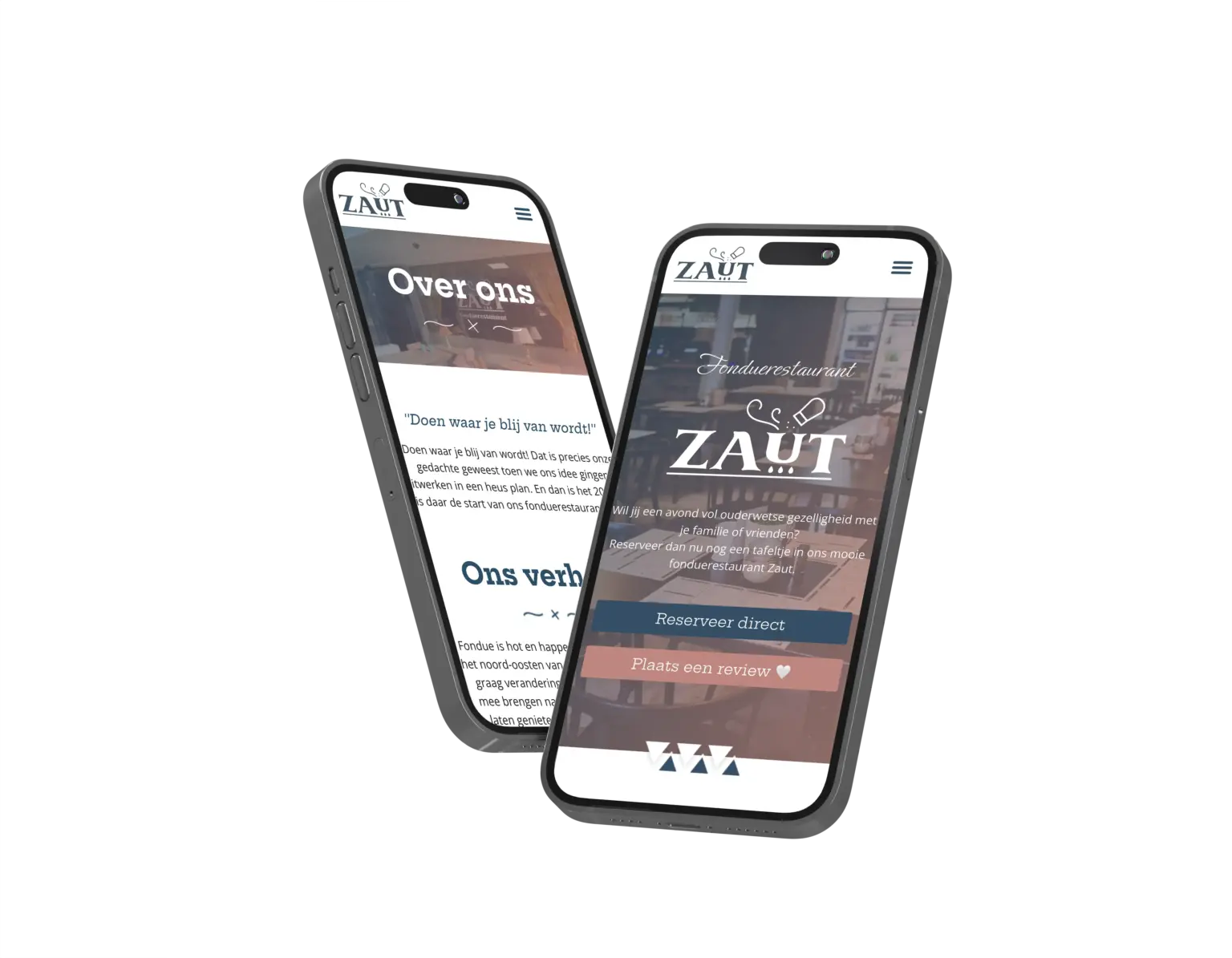 Restaurant Zaut website